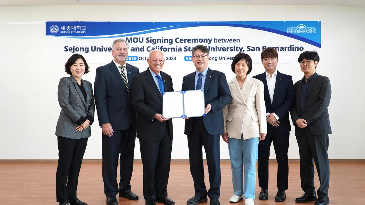 CSUSB and Sejong University sign MOU to promote international academic ...